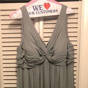 Azazie Gray Maternity (Bridesmaid) Dress